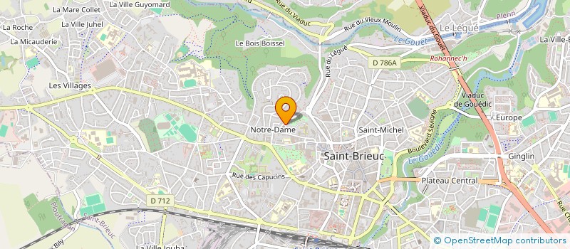 localisation de l'entreprise 420 517 104  à SAINT-BRIEUC