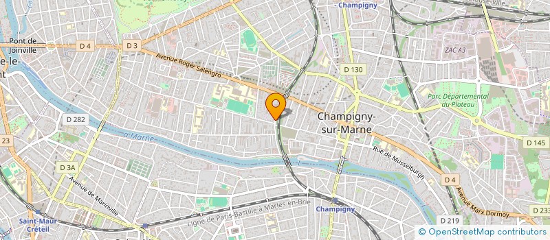 localisation de l'entreprise 420 634 461  à CHAMPIGNY-SUR-MARNE