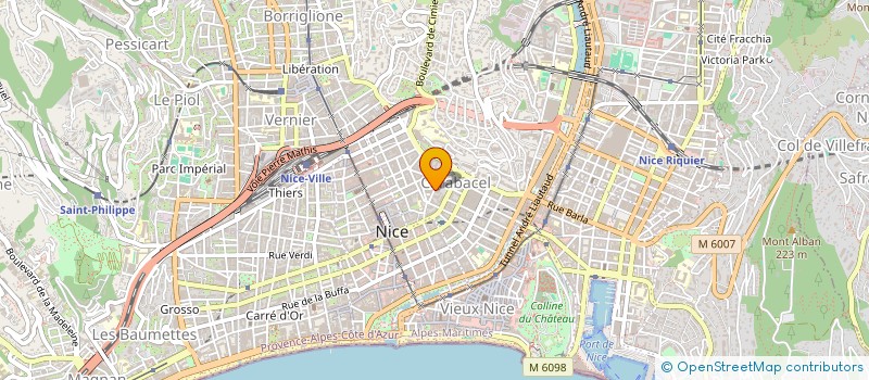 localisation de l'entreprise 420 707 861 à NICE