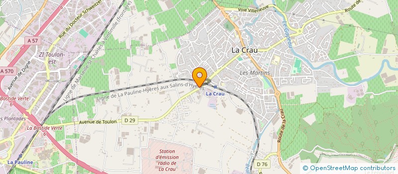 localisation de l'entreprise 420 750 879   LA CRAU