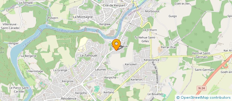 localisation de l'entreprise 420 764 995   HENNEBONT