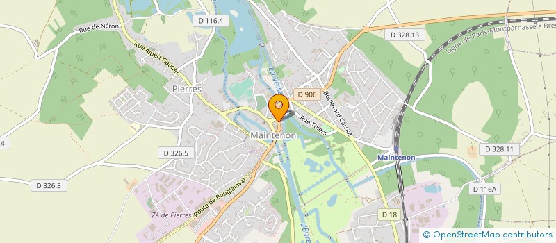 localisation de l'entreprise 420 871 485 à MAINTENON