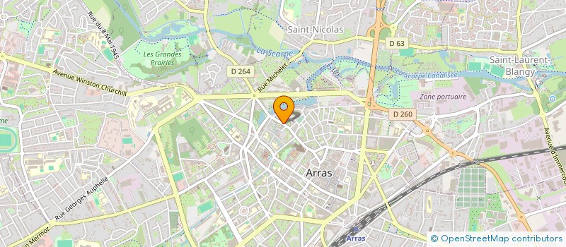 localisation de l'entreprise 420 951 998  à ARRAS