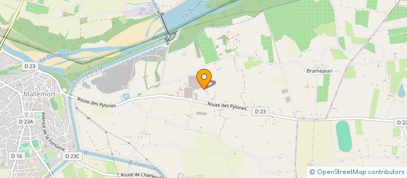 localisation de l'entreprise 420 958 506   MALLEMORT