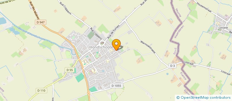 localisation de l'entreprise 421 328 881   HONDSCHOOTE