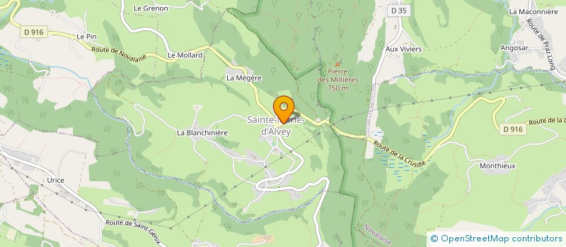 localisation de l'entreprise 421 396 045   SAINTE-MARIE-D'ALVEY