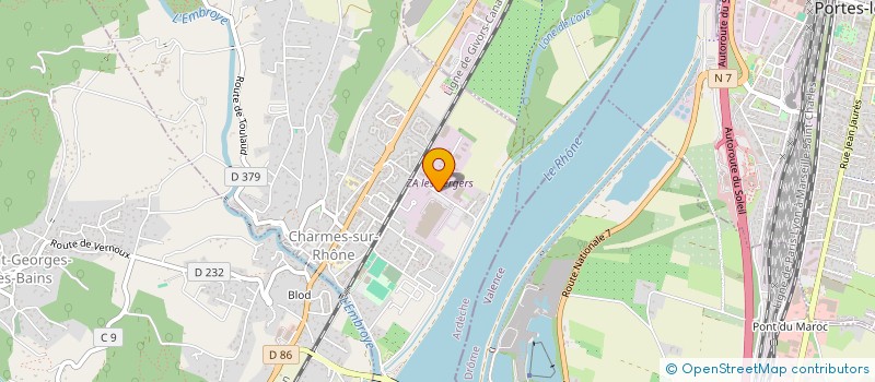 localisation de l'entreprise 421 396 672   LA VOULTE-SUR-RHONE