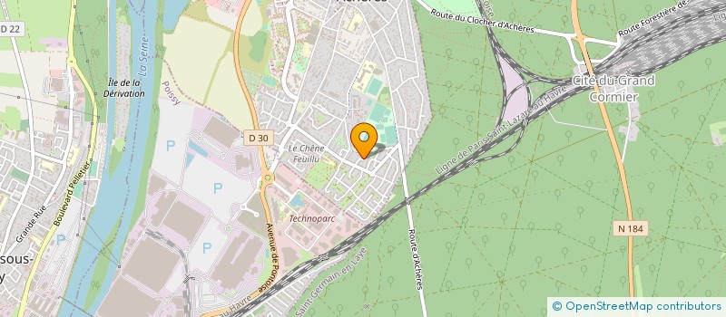 localisation de l'entreprise 421 464 546   ACHERES