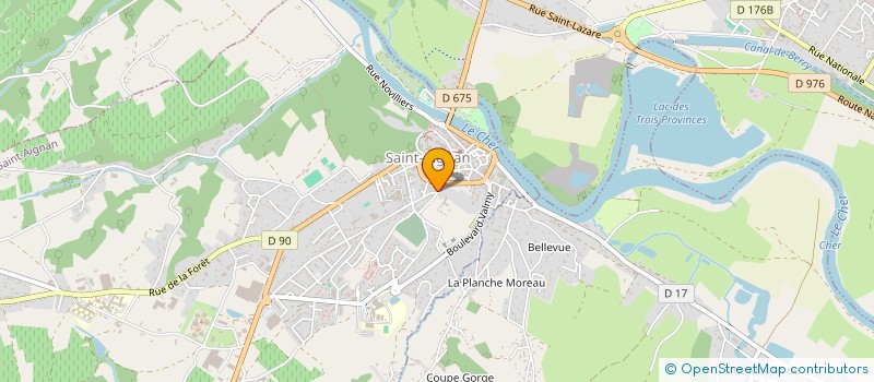 localisation de l'entreprise 421 498 536 à SAINT-AIGNAN