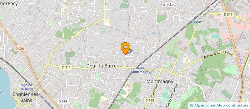 localisation de l'entreprise 421 543 745   DEUIL-LA-BARRE