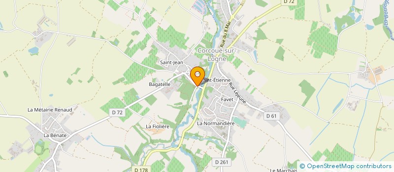 localisation de l'entreprise 421 555 814   REZE