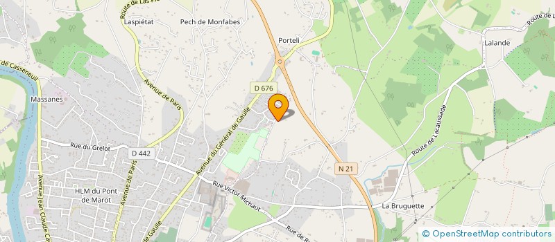 localisation de l'entreprise 421 559 139   VILLENEUVE-SUR-LOT