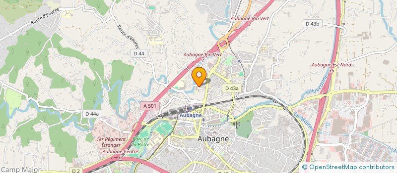 localisation de l'entreprise 421 666 819   AUBAGNE