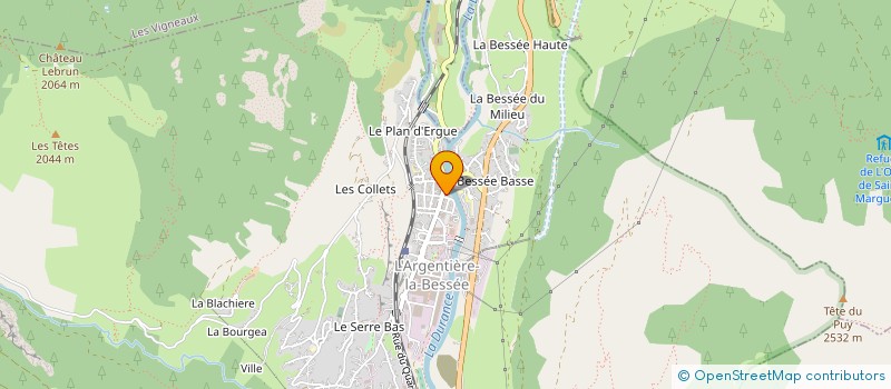 localisation de l'entreprise 421 724 253 à L'ARGENTIERE-LA-BESSEE