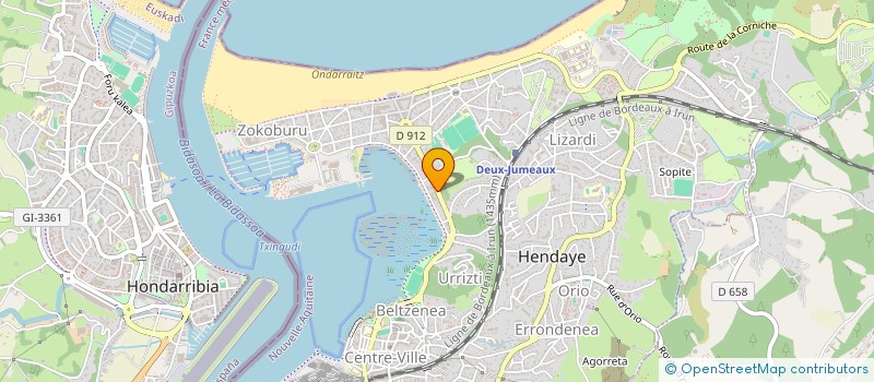 localisation de l'entreprise 421 765 280   HENDAYE