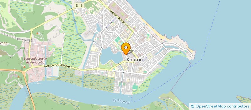 localisation de l'entreprise 421 783 861   KOUROU