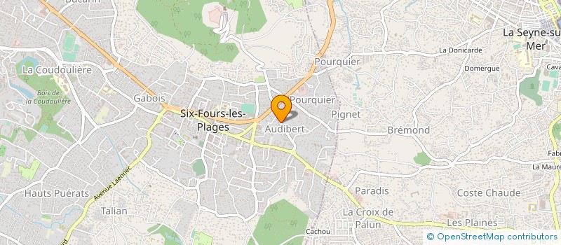 localisation de l'entreprise 421 790 767 à SIX-FOURS-LES-PLAGES
