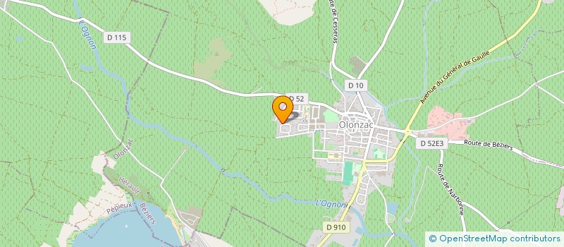 localisation de l'entreprise 421 868 522   OLONZAC