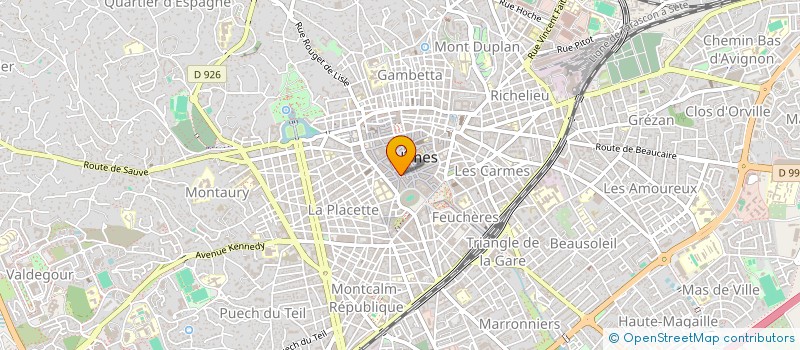 localisation de l'entreprise 421 à NIMES