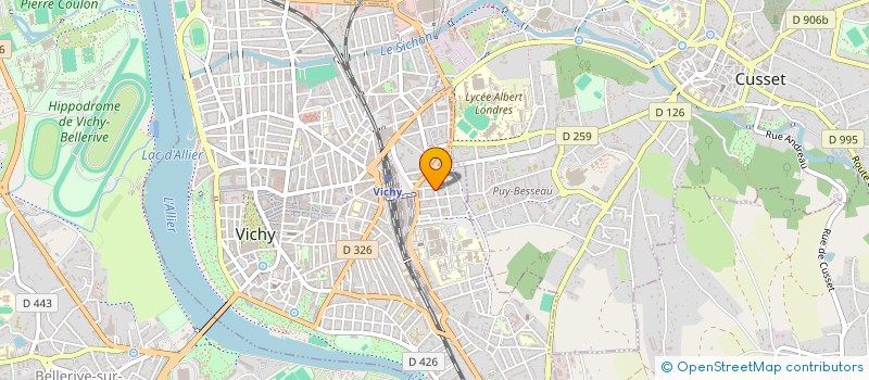 localisation de l'entreprise 421 973 215 à VICHY
