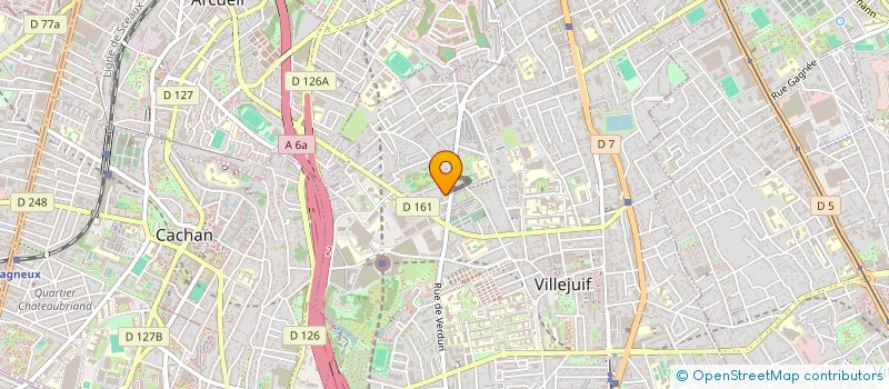 localisation de l'entreprise 422 031 534  à VILLEJUIF