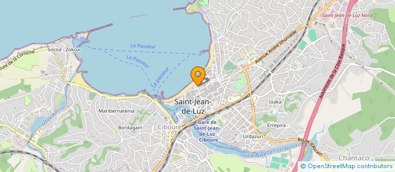 localisation de l'entreprise 422 157 230  à SAINT-JEAN-DE-LUZ