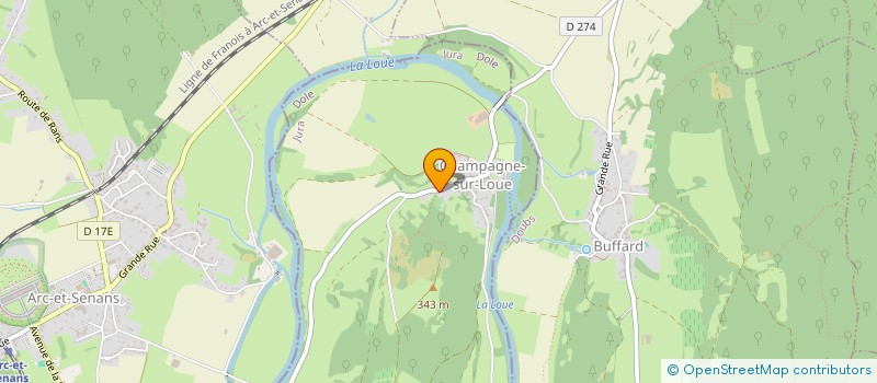localisation de l'entreprise 422 162 701   CHAMPAGNE-SUR-LOUE