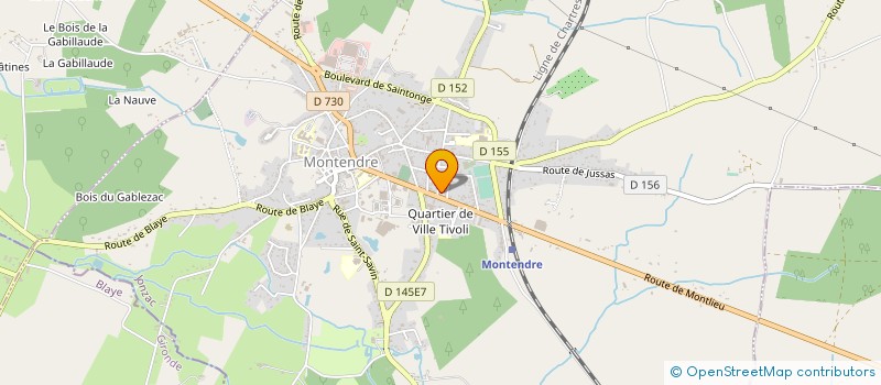 localisation de l'entreprise 422 164 418   MONTENDRE