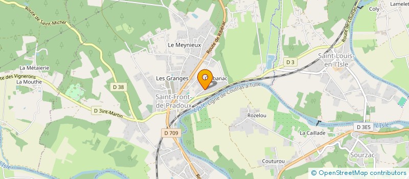 localisation de l'entreprise 422 169 839   SAINT-FRONT-DE-PRADOUX