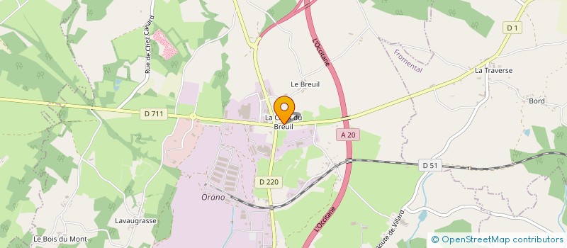 localisation de l'entreprise 422 182 089   BESSINES-SUR-GARTEMPE