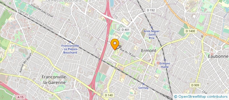 localisation de l'entreprise 422 280 651   ERMONT