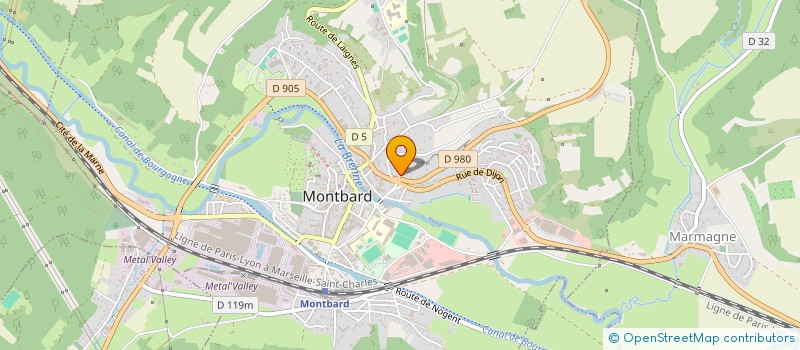 localisation de l'entreprise 422 282 129   MONTBARD