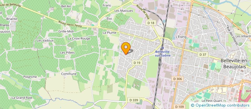 localisation de l'entreprise 422 406 256   BELLEVILLE-EN-BEAUJOLAIS