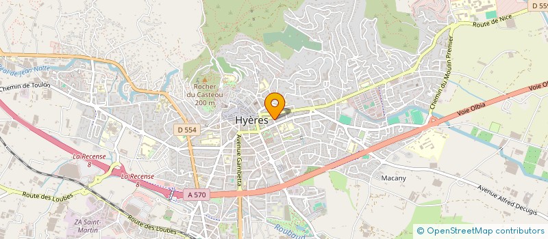 localisation de l'entreprise 422 583 542   HYERES