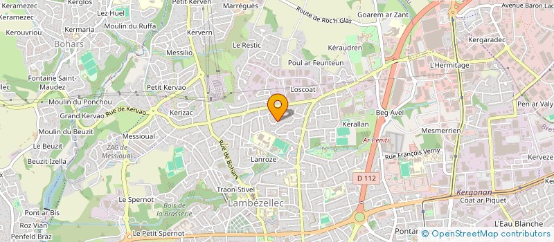 localisation de l'entreprise 422 594 440   CROZON