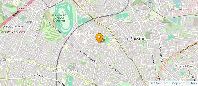 localisation de l'entreprise 422 721 399   LE BOUSCAT