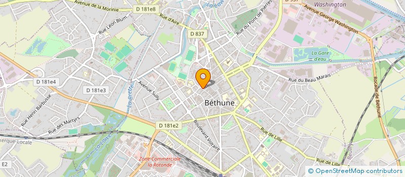 localisation de l'entreprise 422 741 470  à BETHUNE