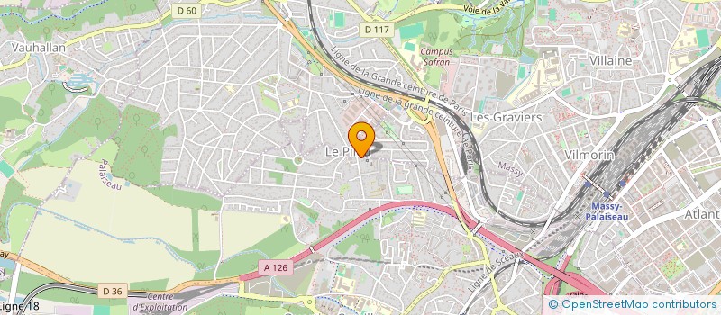 localisation de l'entreprise 422 860 288 à VERRIERES-LE-BUISSON