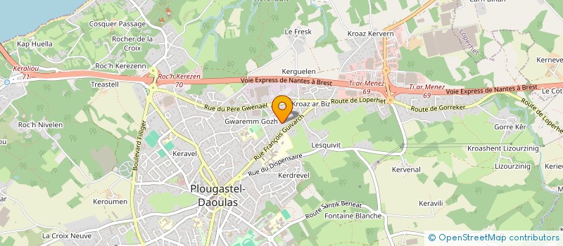 localisation de l'entreprise 422 877 274 à PLOUGASTEL-DAOULAS