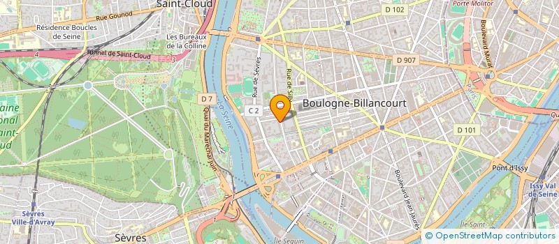 localisation de l'entreprise 422 904 284 à BOULOGNE-BILLANCOURT