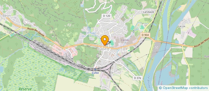 localisation de l'entreprise 422 921 304   CULOZ-BEON