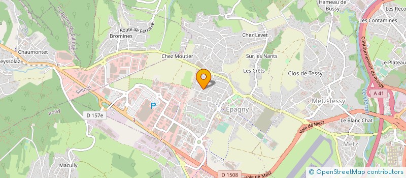 localisation de l'entreprise 422 922 724   EPAGNY METZ-TESSY