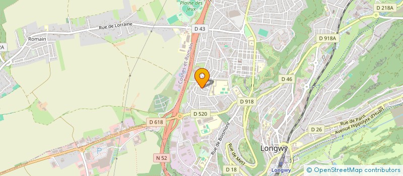localisation de l'entreprise 423 001 411  à LONGWY