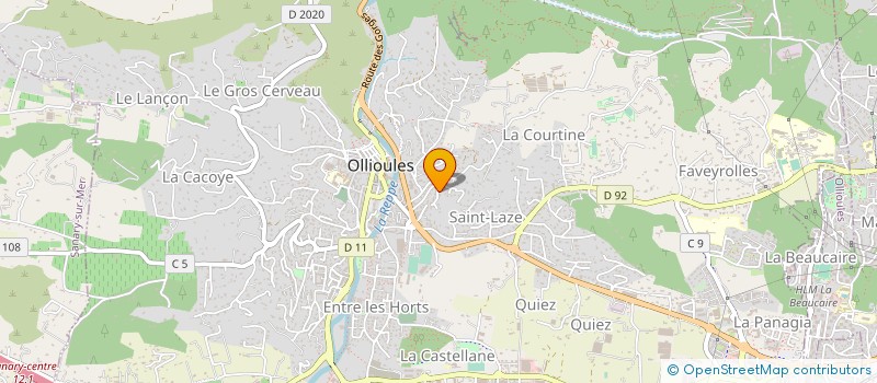 localisation de l'entreprise 423 068 899   OLLIOULES