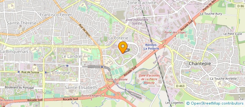 localisation de l'entreprise 423 102 706   RENNES