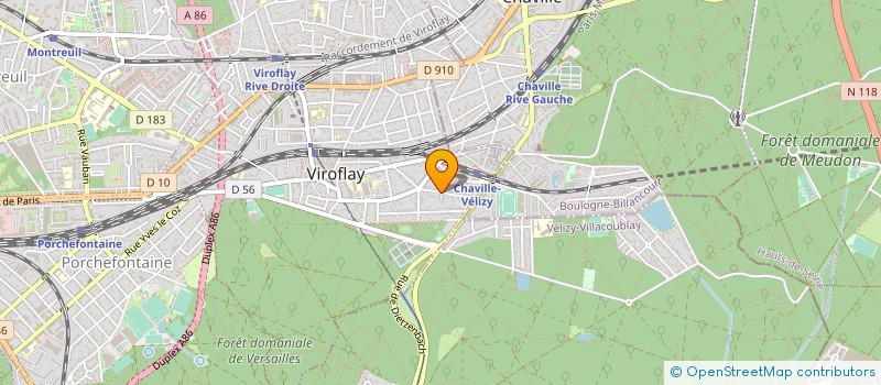 localisation de l'entreprise 423 113 489   VIROFLAY