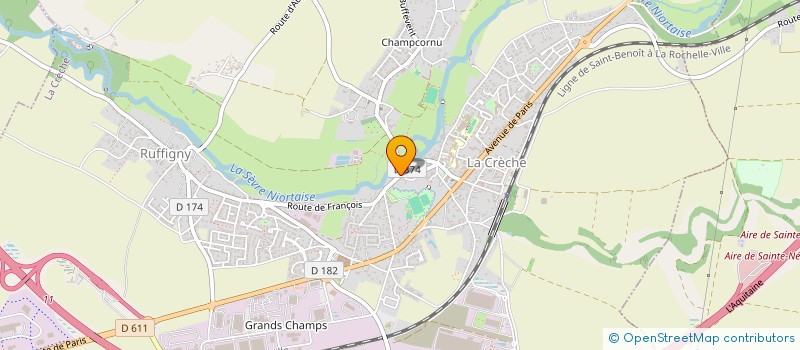 localisation de l'entreprise 423 162 114   LA CRECHE