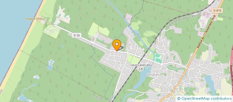 localisation de l'entreprise 423 164 672   ONDRES