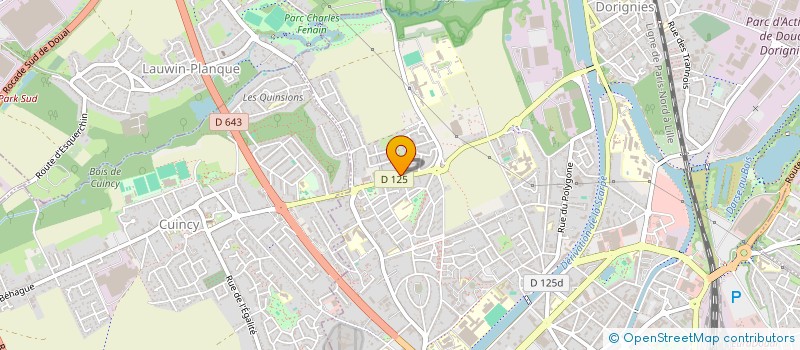 localisation de l'entreprise 423 213 362   DOUAI