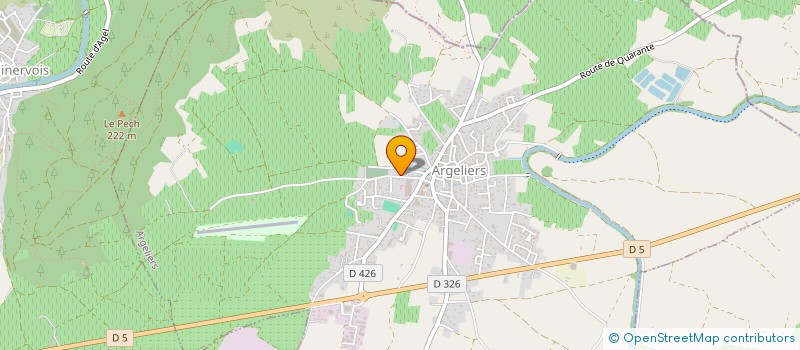 localisation de l'entreprise 423 269 414   ARGELIERS